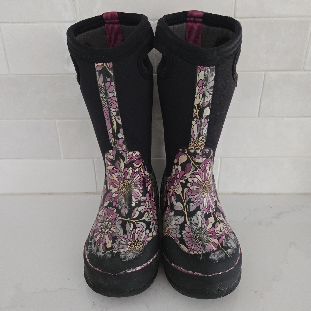 Bogs Classic High Grasp Handle Waterproof Insulated Snow Boots Mumsie Size 10 - Picture 3 of 8